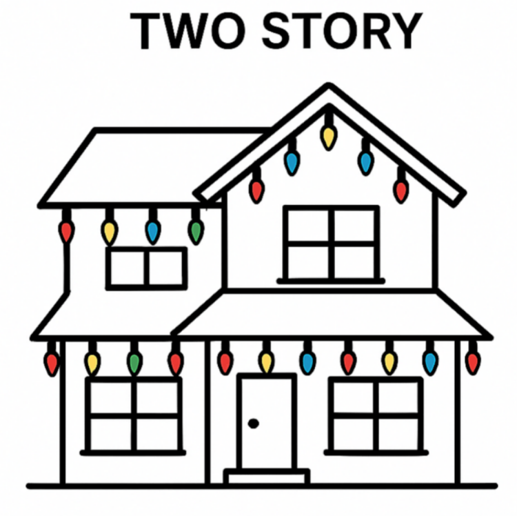 Front Roof Line - Two Story