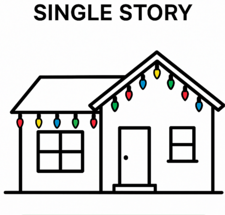 Front Roof Line - Single Story